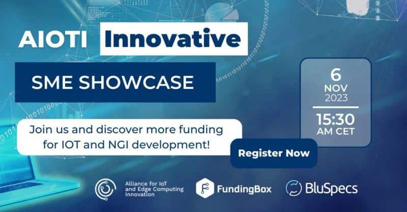 AIOTI Innovative SME showcase – 6th November