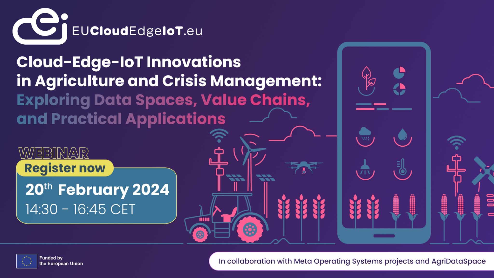 Cloud-Edge-IoT Innovations in Agriculture and Crisis Management: Exploring Data Spaces, Value Chains, and Practical Applications
